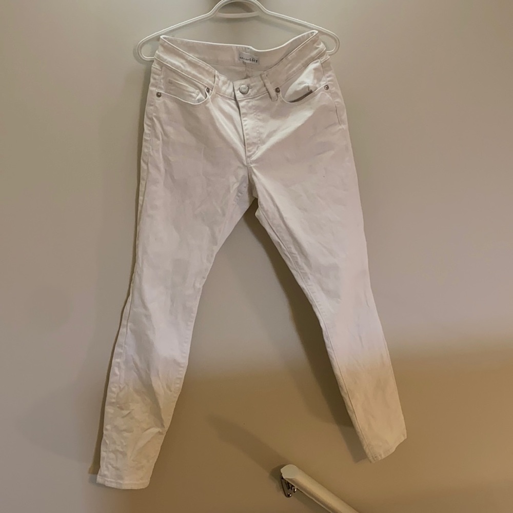 LOFT White Skinny Jeans - Size 28